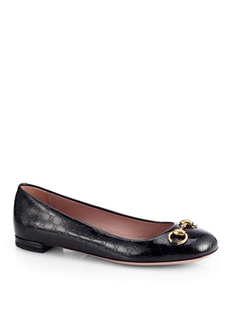 gucci patent leather flats|Gucci patent leather pumps.